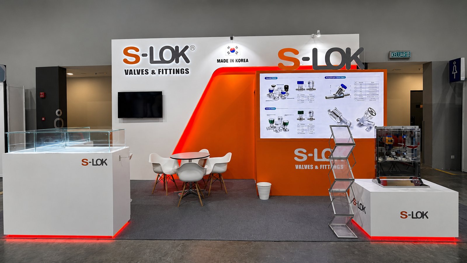 S-LOK 세미콘 아시아(SEMICON SOUTHEAST AISA) 2026 부스 디자인 및 시공 전시부스 이미지 1