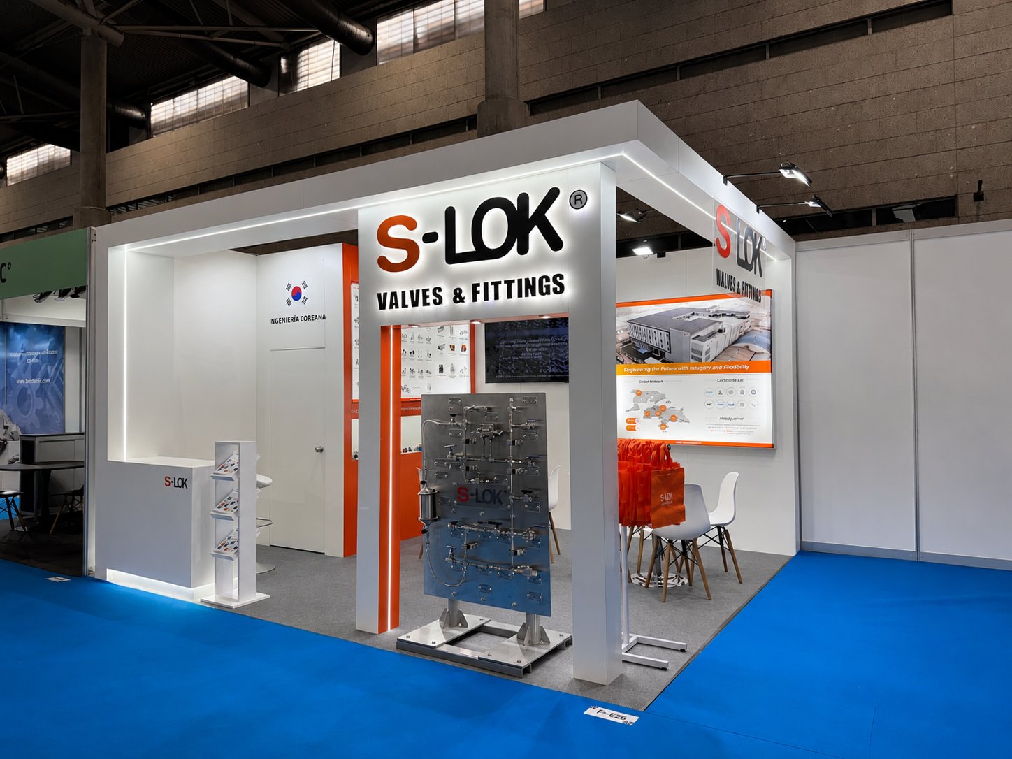 S-LOK EXPOQUIMIA 2026 부스 디자인 및 시공 전시부스 이미지 1